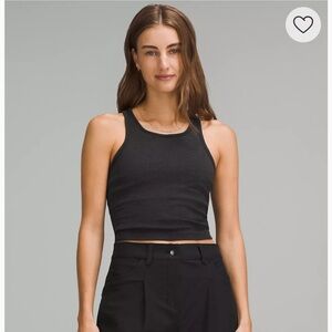Lululemon Ebb to Street Cropped Racerback Tank Top